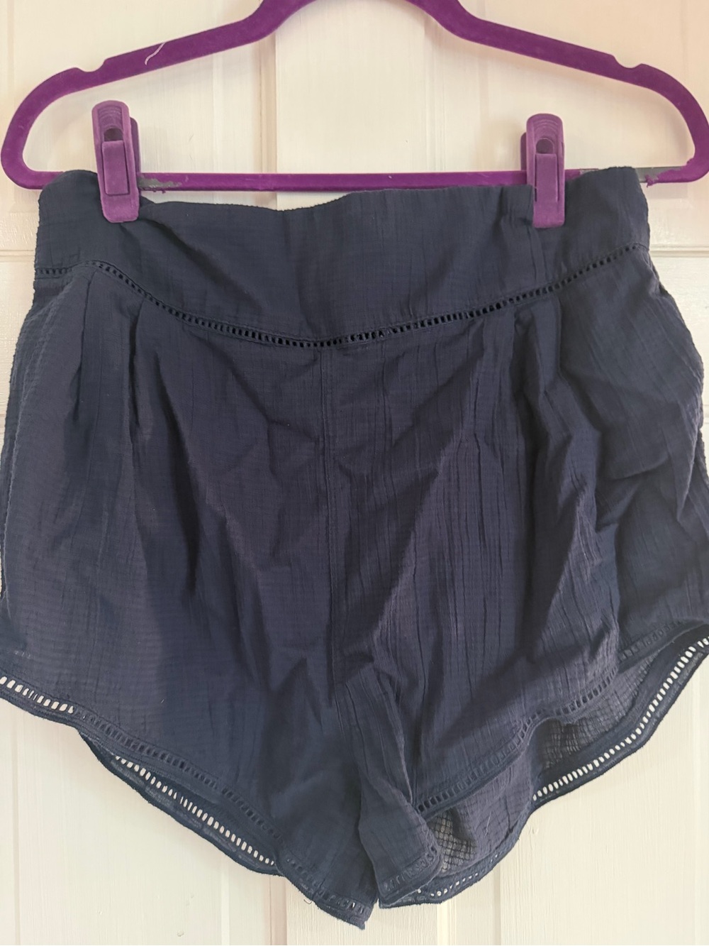 Free People Eyelet Trim Shorts/sz M/NWOT